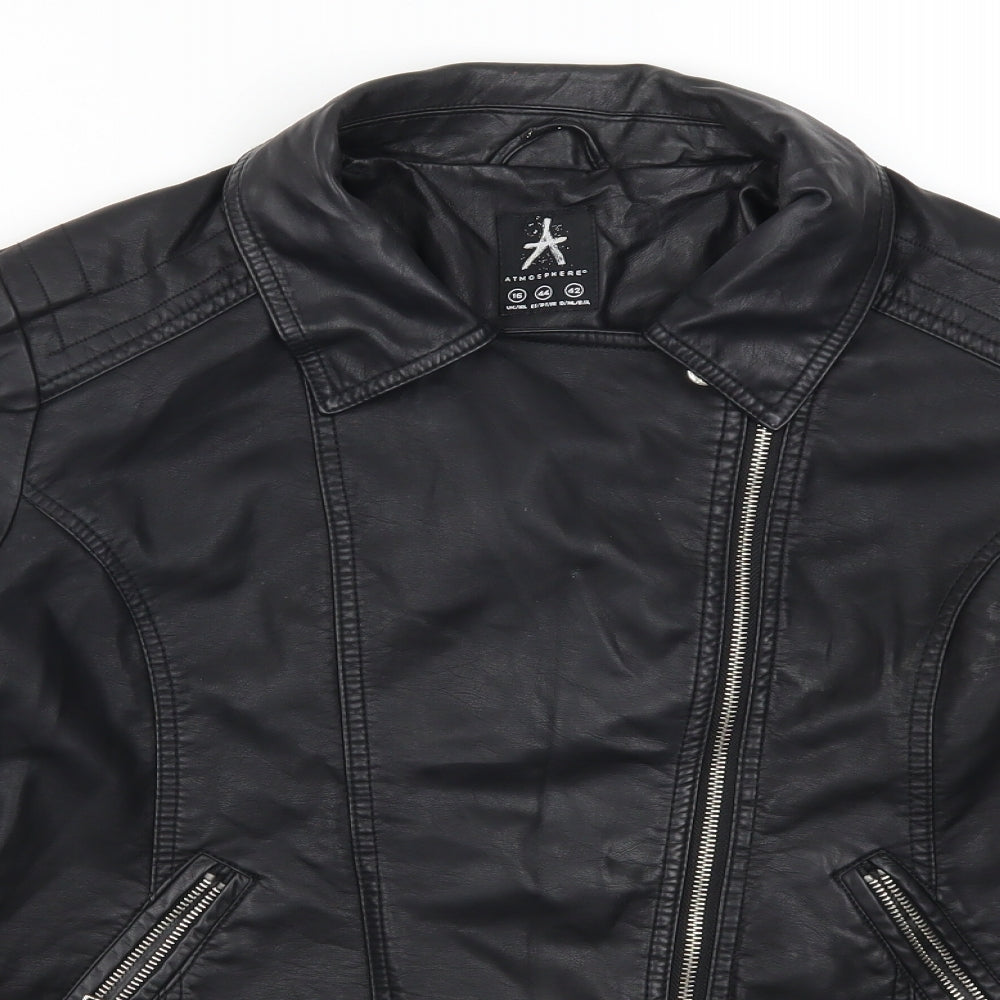 Atmosphere Womens Black   Jacket  Size 16
