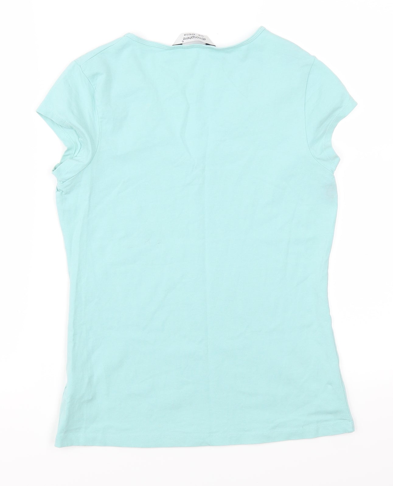 Atmosphere Womens Blue   Basic T-Shirt Size 12