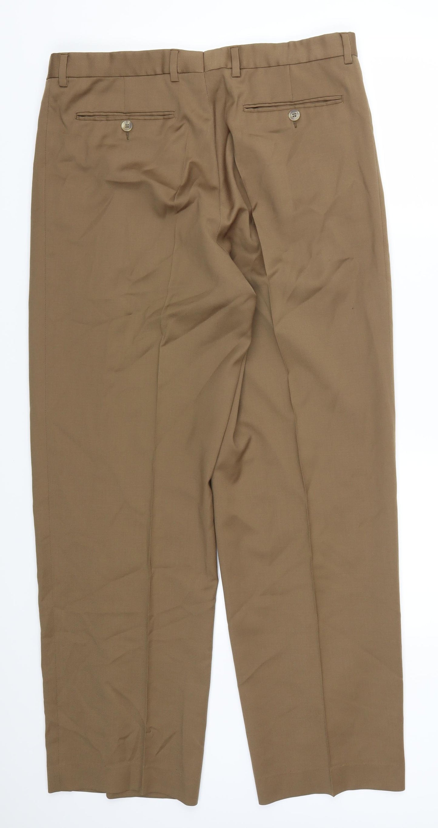 Preworn Mens Brown   Trousers  Size 34 L29 in