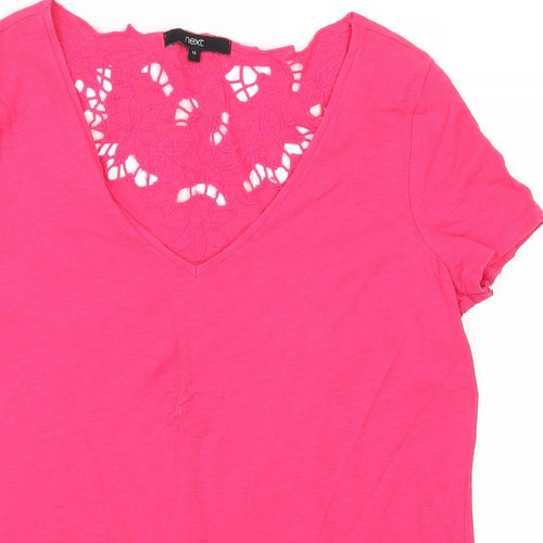NEXT Womens Pink   Basic T-Shirt Size 12