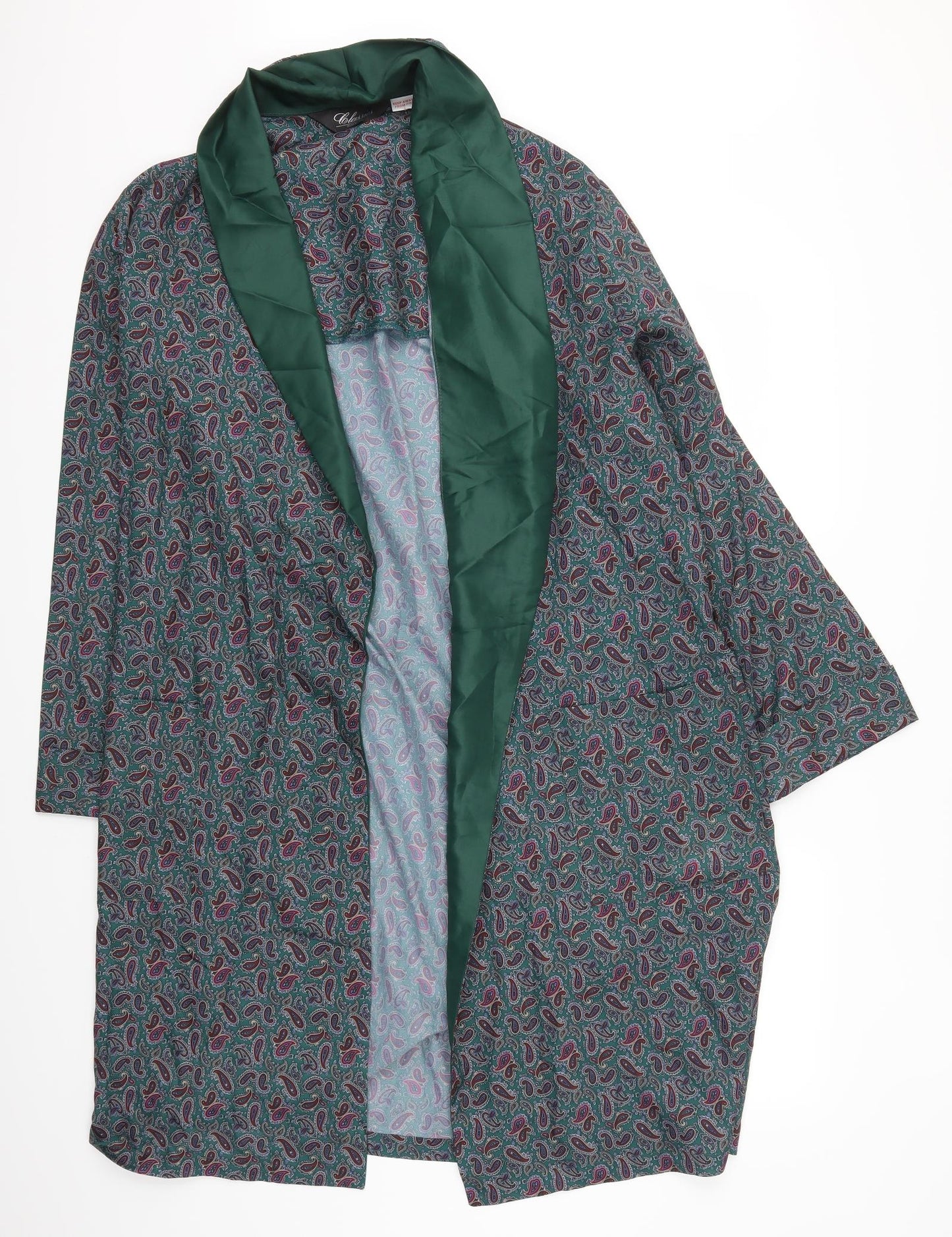 Debenhams Mens Green Paisley  Jacket  Size S