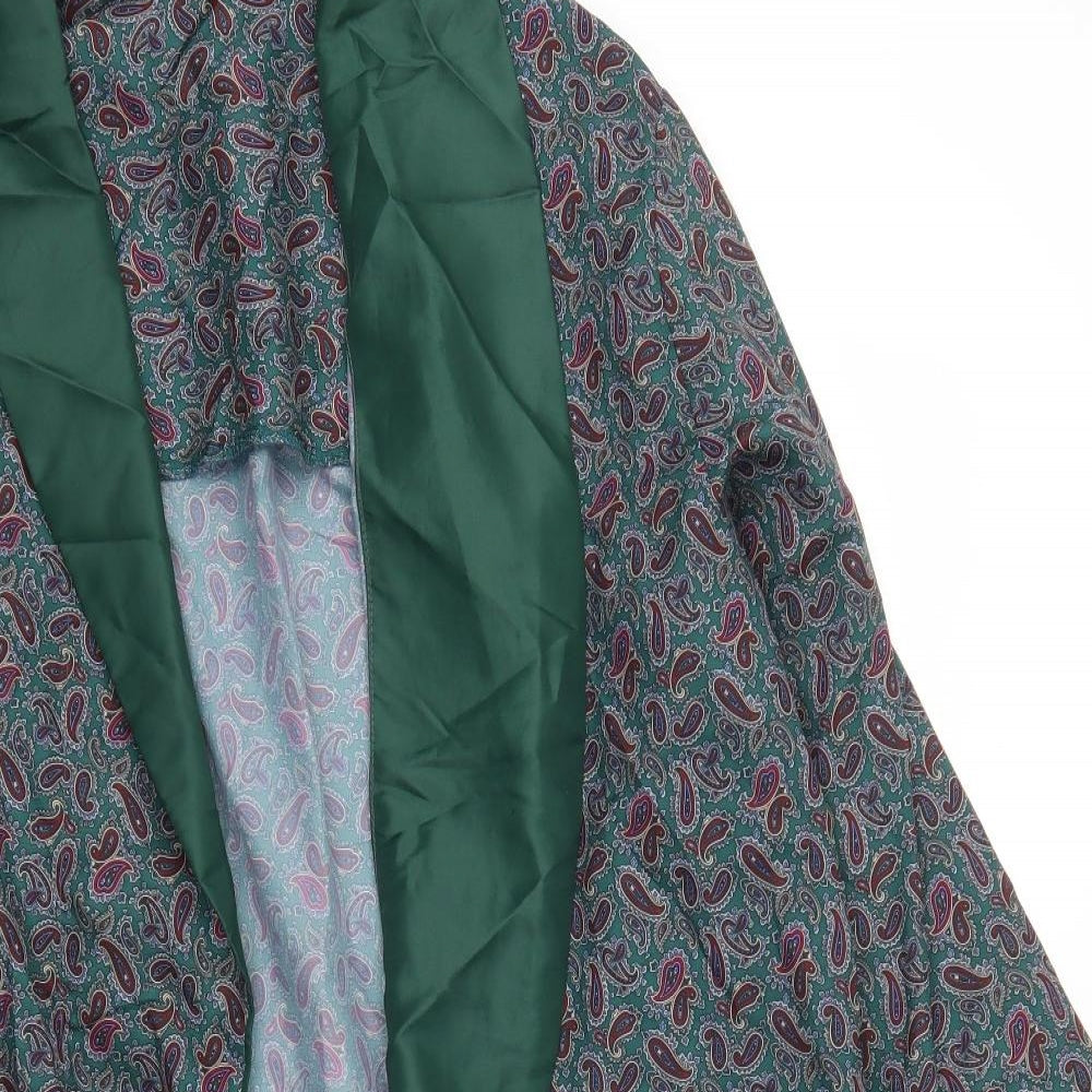 Debenhams Mens Green Paisley  Jacket  Size S