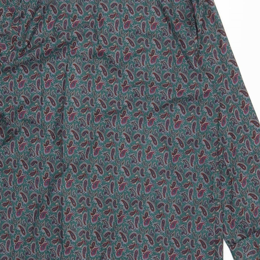 Debenhams Mens Green Paisley  Jacket  Size S