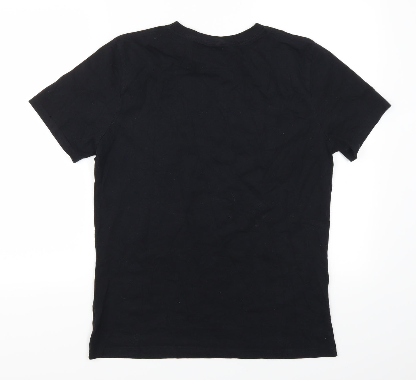Preworn Mens Black    T-Shirt Size M  - Footballers Husband