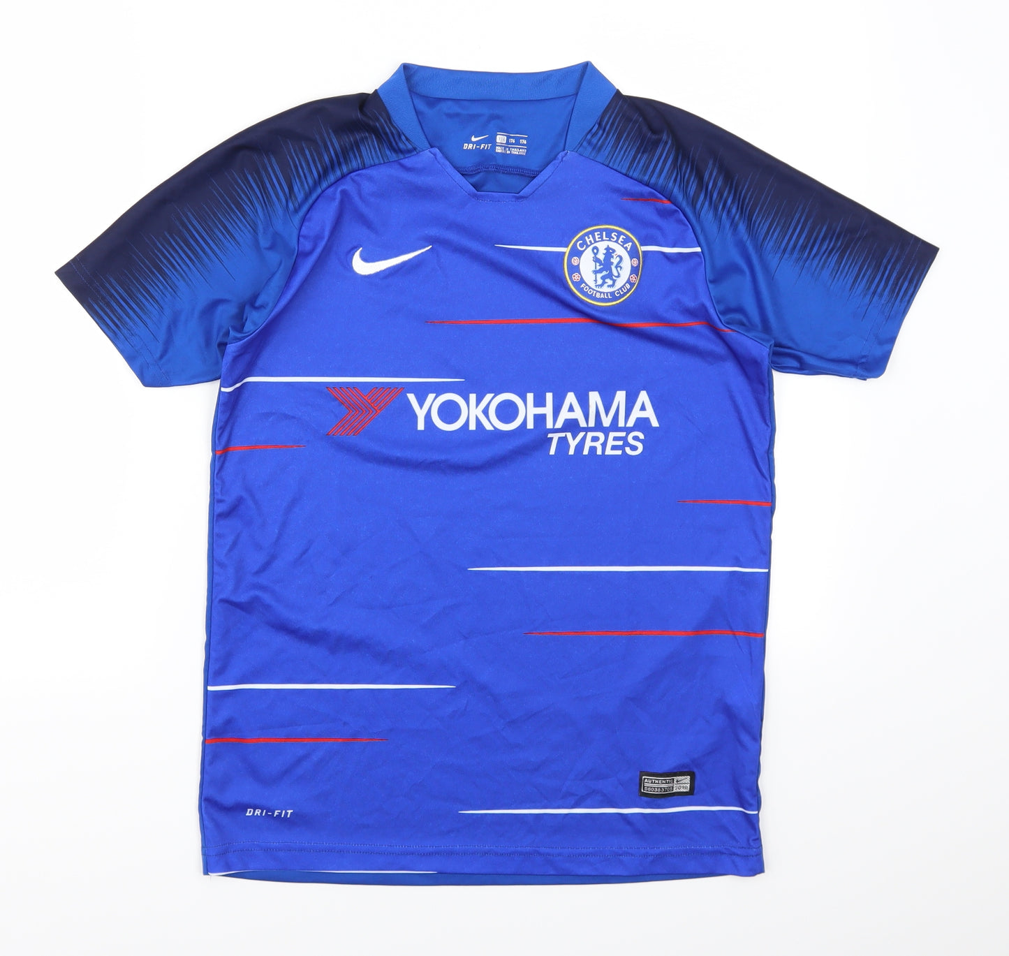Nike Boys Blue   Basic T-Shirt Size 16 Years  - Chelsea FC