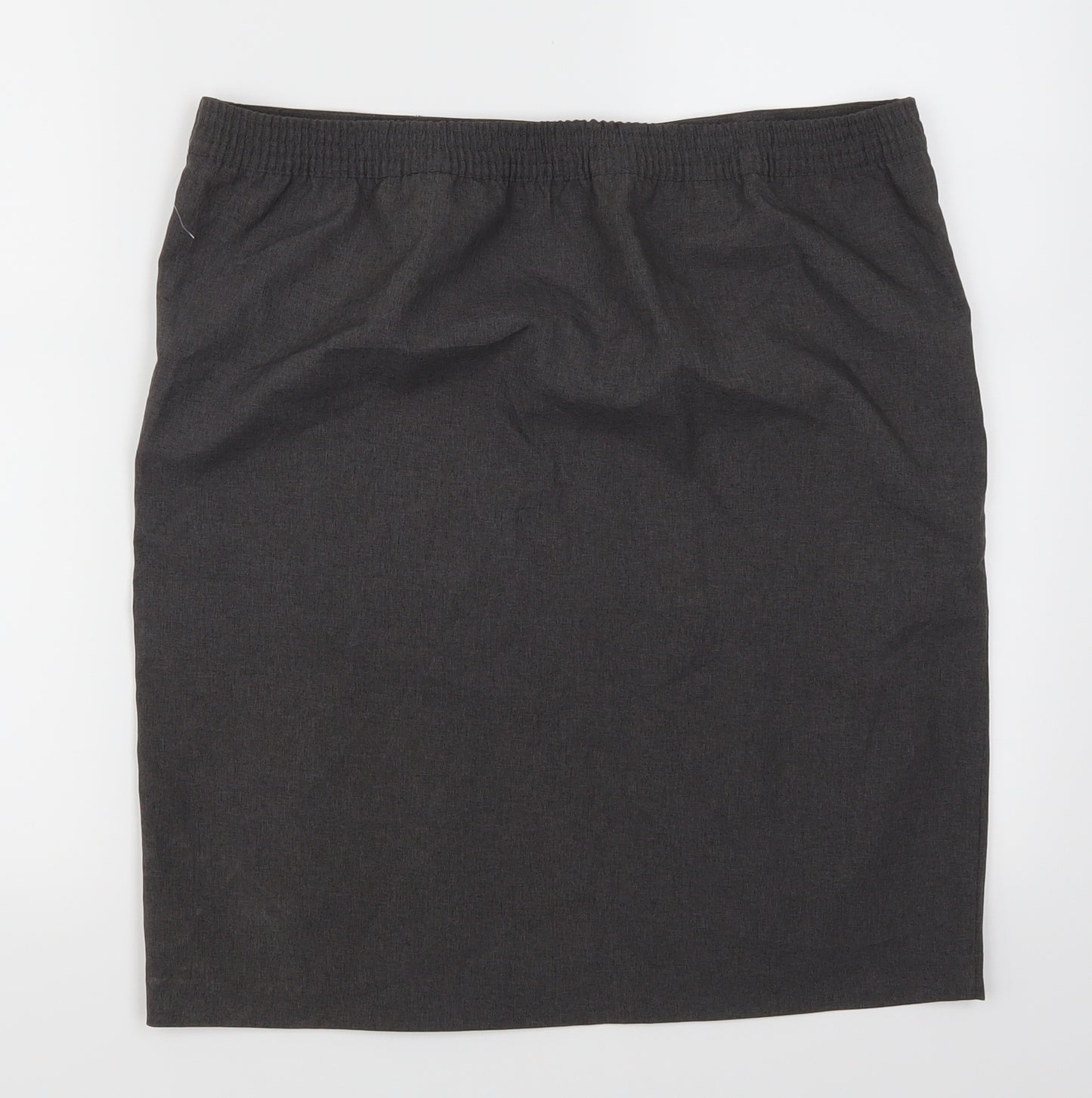 Preworn Womens Grey   Straight & Pencil Skirt Size 34 in