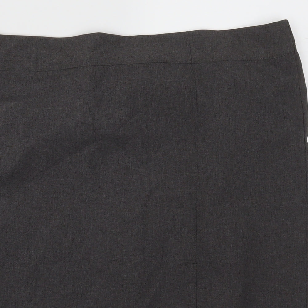 Preworn Womens Grey   Straight & Pencil Skirt Size 34 in