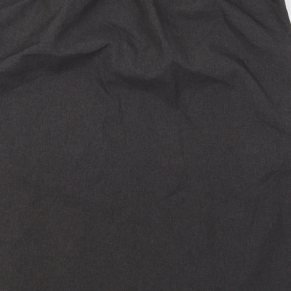 Preworn Womens Grey   Straight & Pencil Skirt Size 34 in