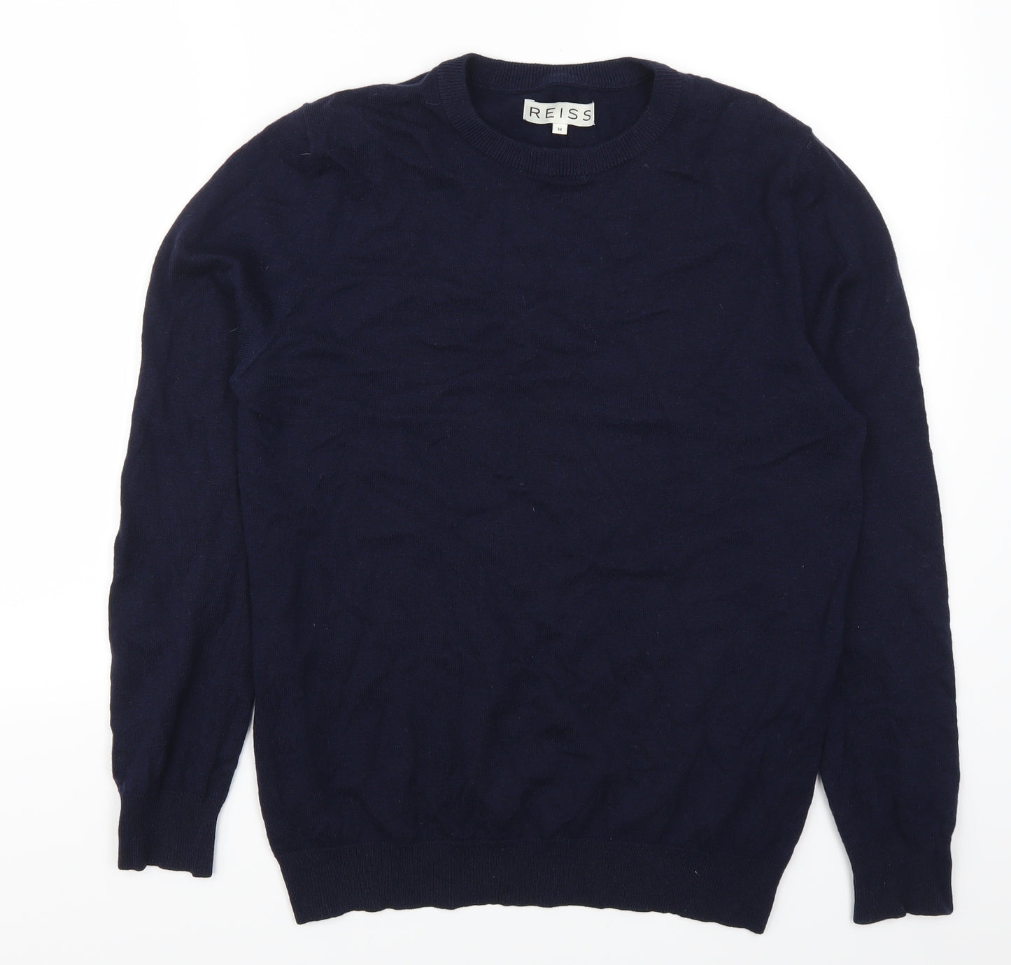 Reiss Mens Blue   Pullover Jumper Size M