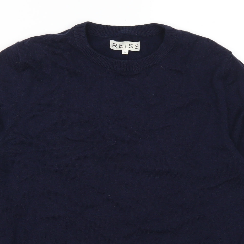 Reiss Mens Blue   Pullover Jumper Size M