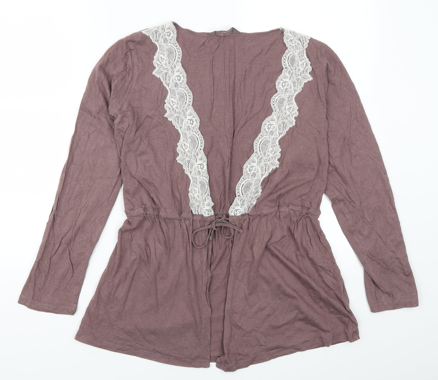 Marks and Spencer Womens Purple   Cardigan Jumper Size 14