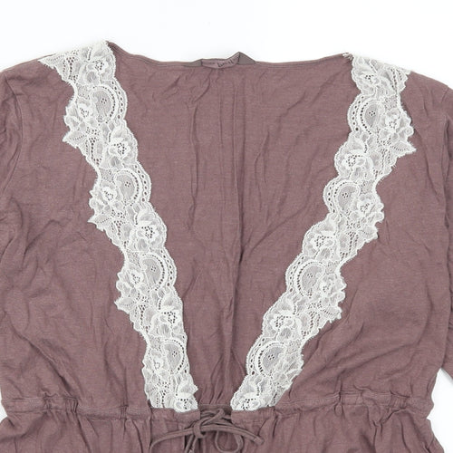 Marks and Spencer Womens Purple   Cardigan Jumper Size 14