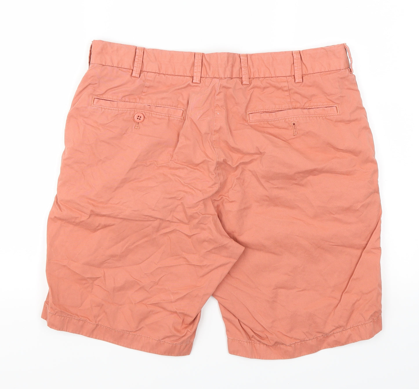 Uniqlo Mens Orange   Chino Shorts Size 30 - Coral