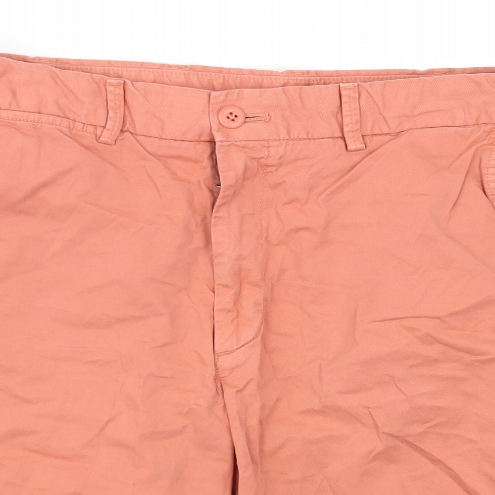 Uniqlo Mens Orange   Chino Shorts Size 30 - Coral