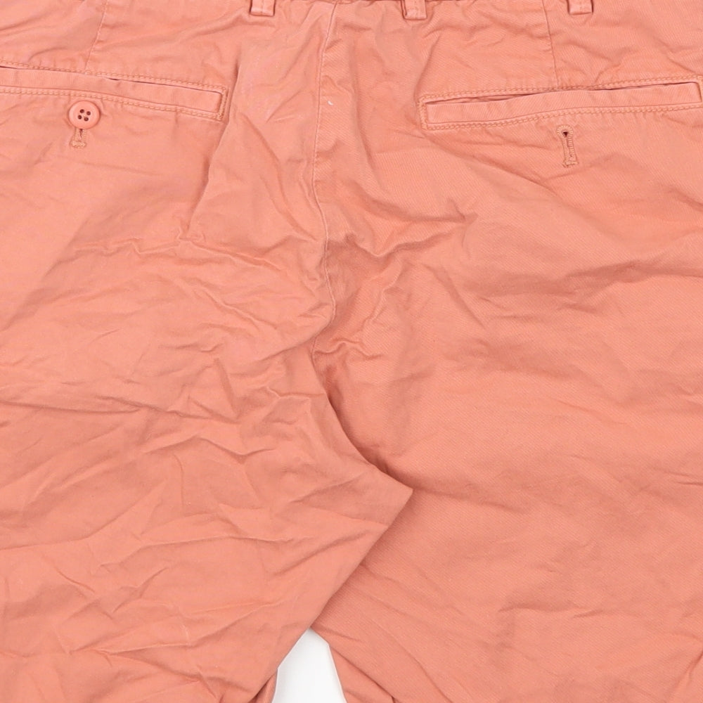 Uniqlo Mens Orange   Chino Shorts Size 30 - Coral
