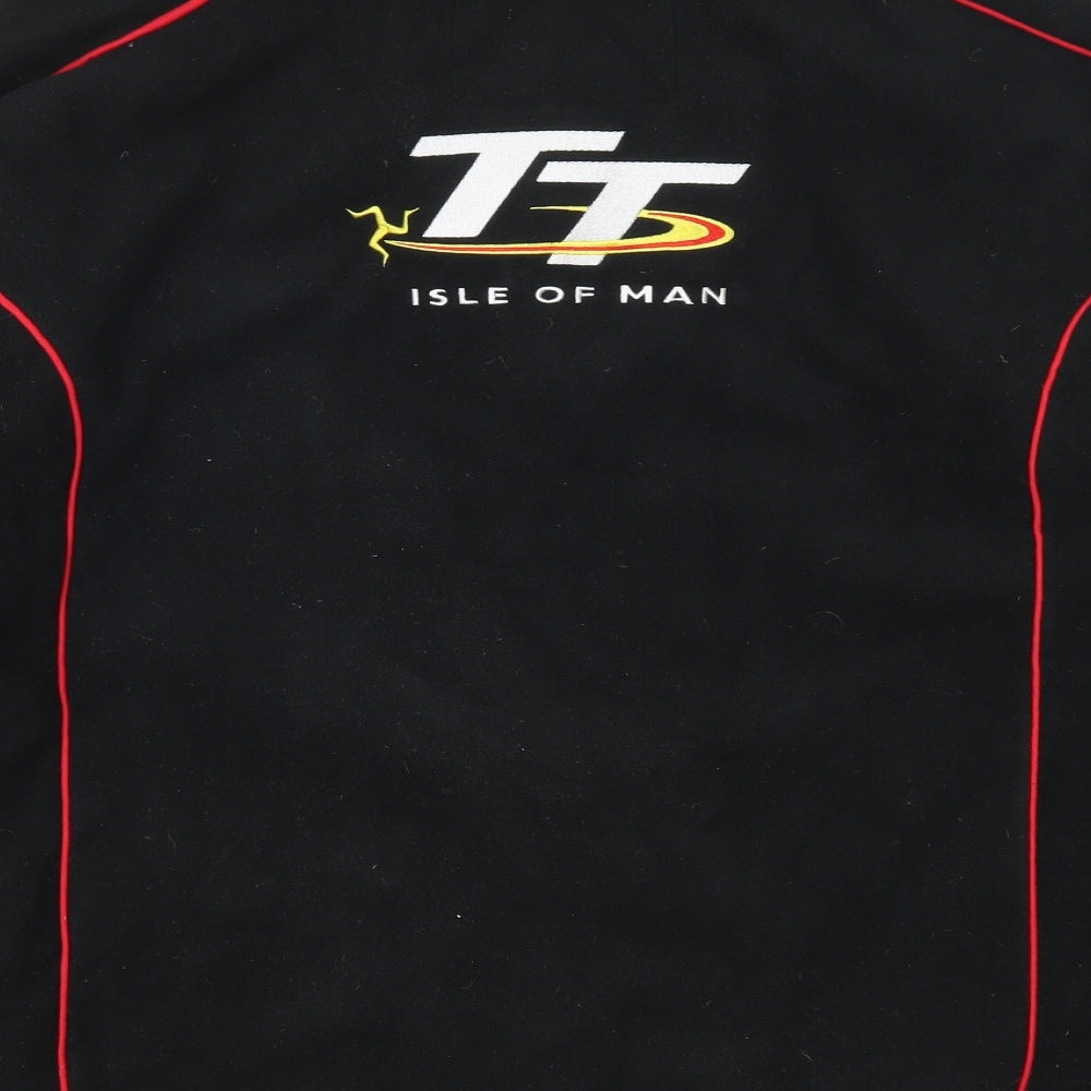 Motorsport Merchendise Mens Black  Fleece Jacket  Size XL  - Isle of Man TT