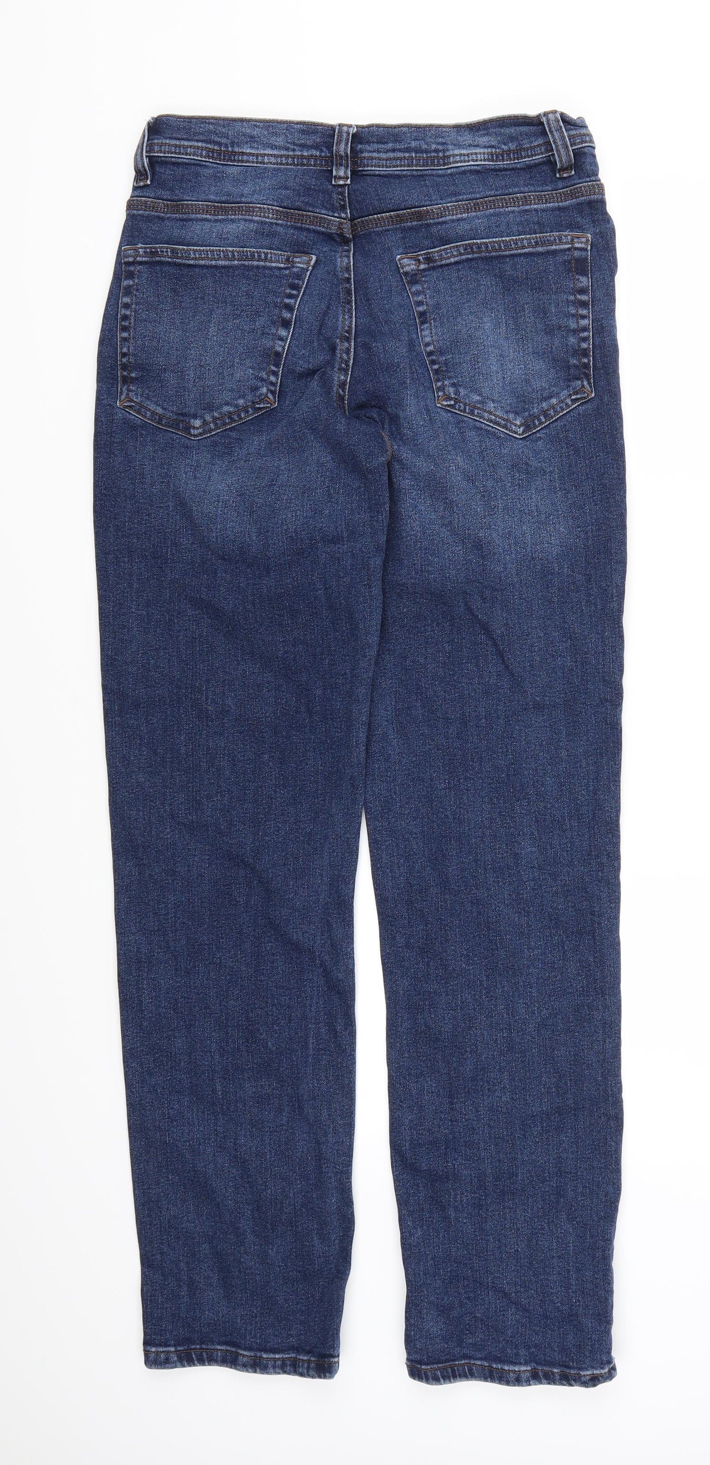 Preworn Mens Blue  Denim Straight Jeans Size 32 L32 in