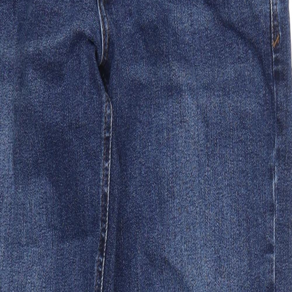 Preworn Mens Blue  Denim Straight Jeans Size 32 L32 in