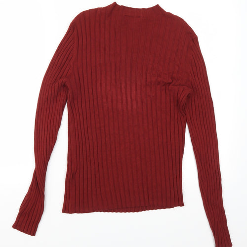 Miss Selfridge Womens Red   Pullover Jumper Size 16