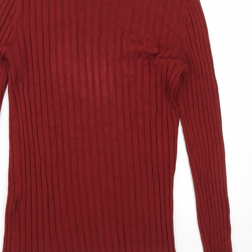 Miss Selfridge Womens Red   Pullover Jumper Size 16