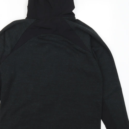 Primakr Mens Green   Full Zip Hoodie Size L