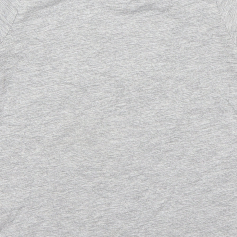 H&M Girls Grey   Basic T-Shirt Size 7-8 Years  - Unicorn