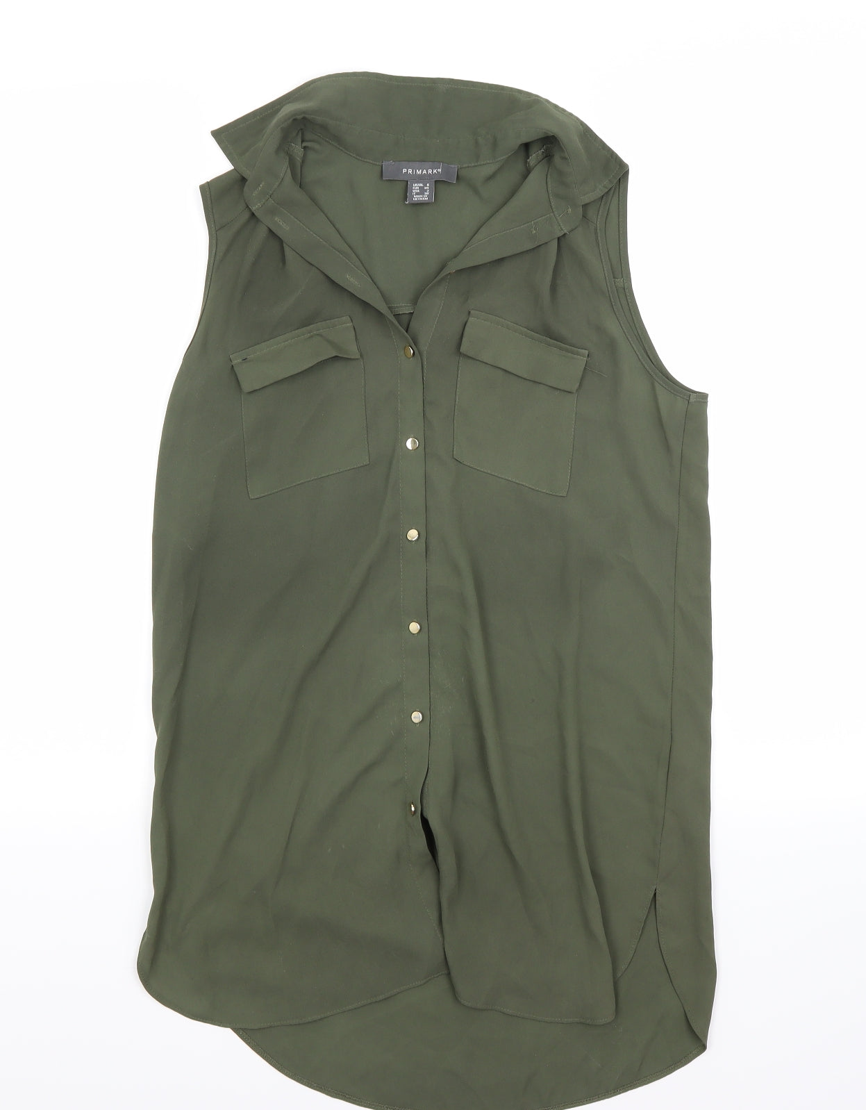 Primark Womens Green   Basic Blouse Size 6