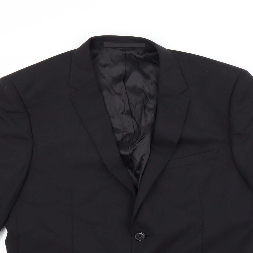 Kin Mens Black   Jacket Blazer Size 40