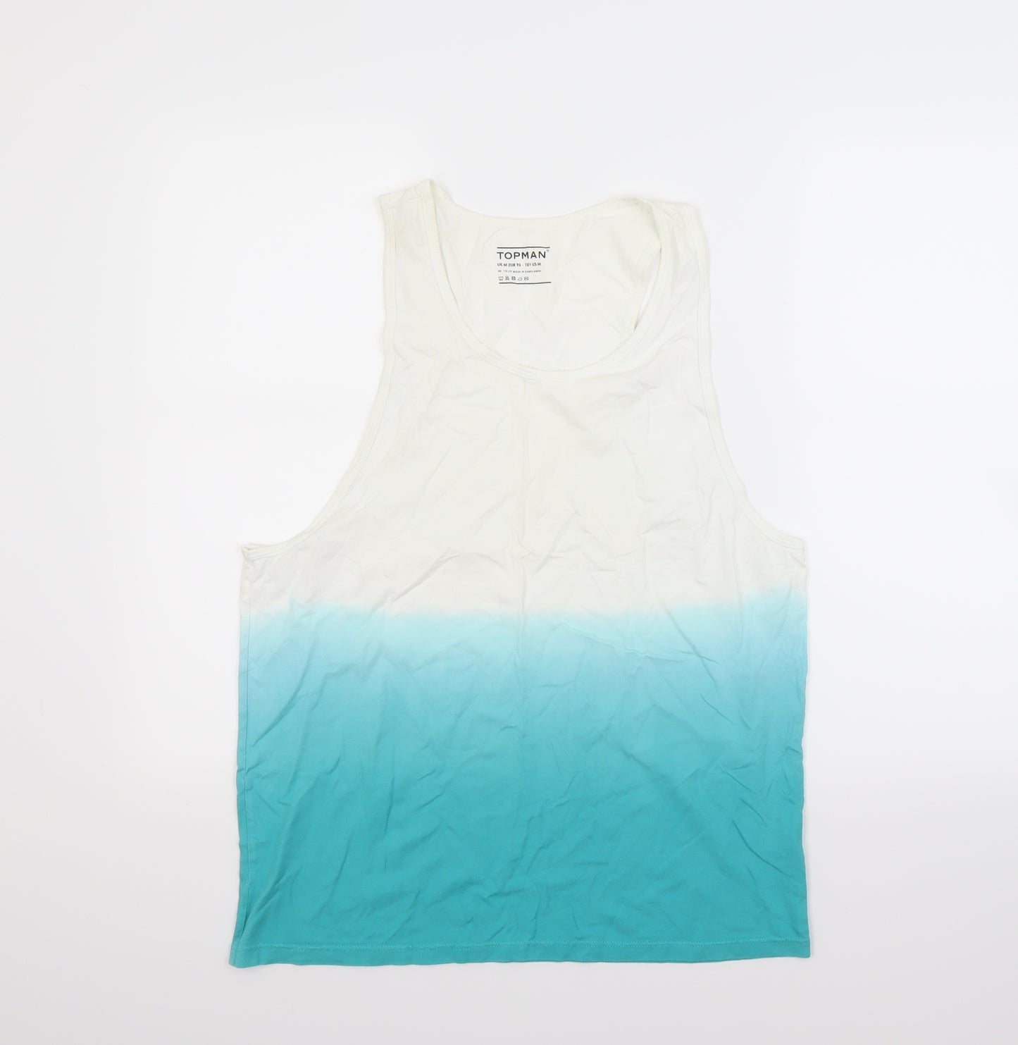 Topman Mens White    T-Shirt Size M