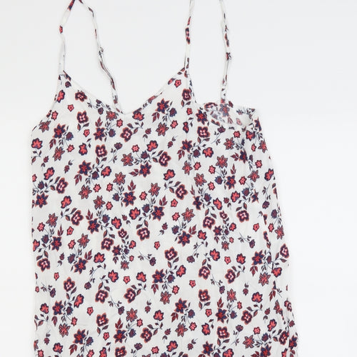 Jacqueline de Yong Womens White Floral  Slip Dress  Size 10