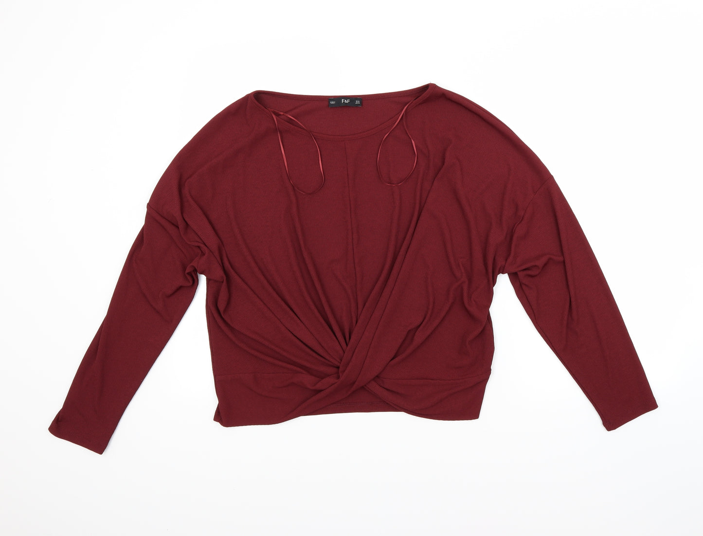 F&F Womens Red   Basic T-Shirt Size 16
