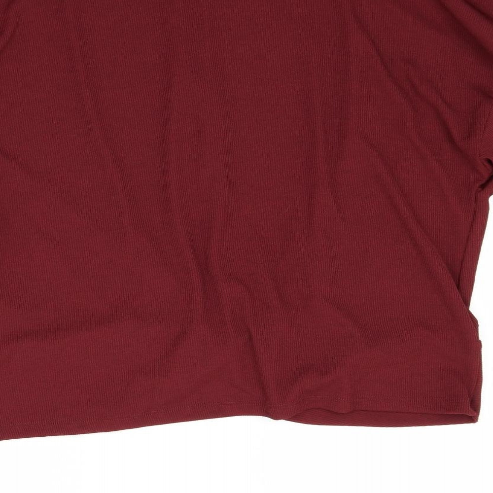 F&F Womens Red   Basic T-Shirt Size 16