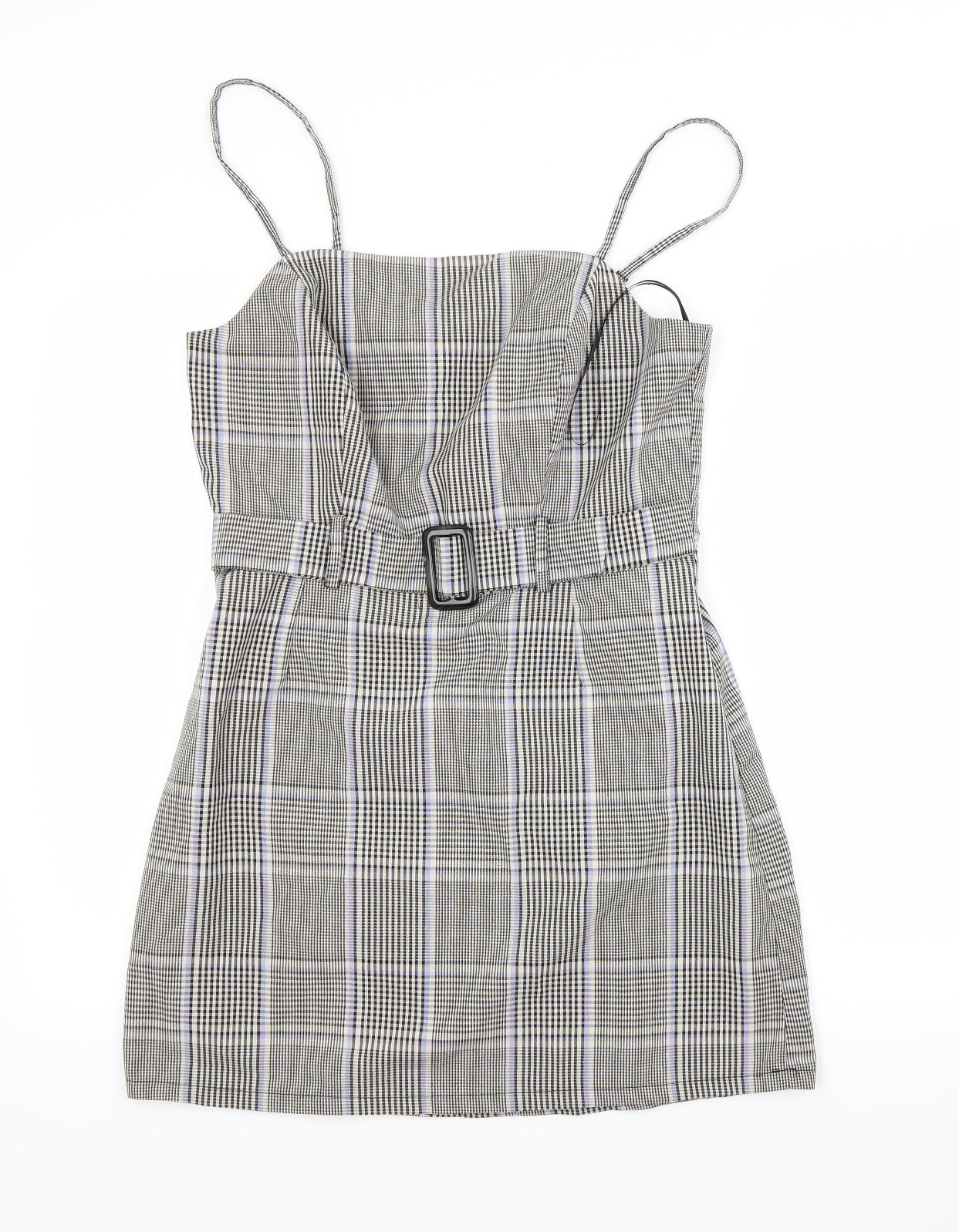 Primark Womens Brown Check  A-Line  Size 12
