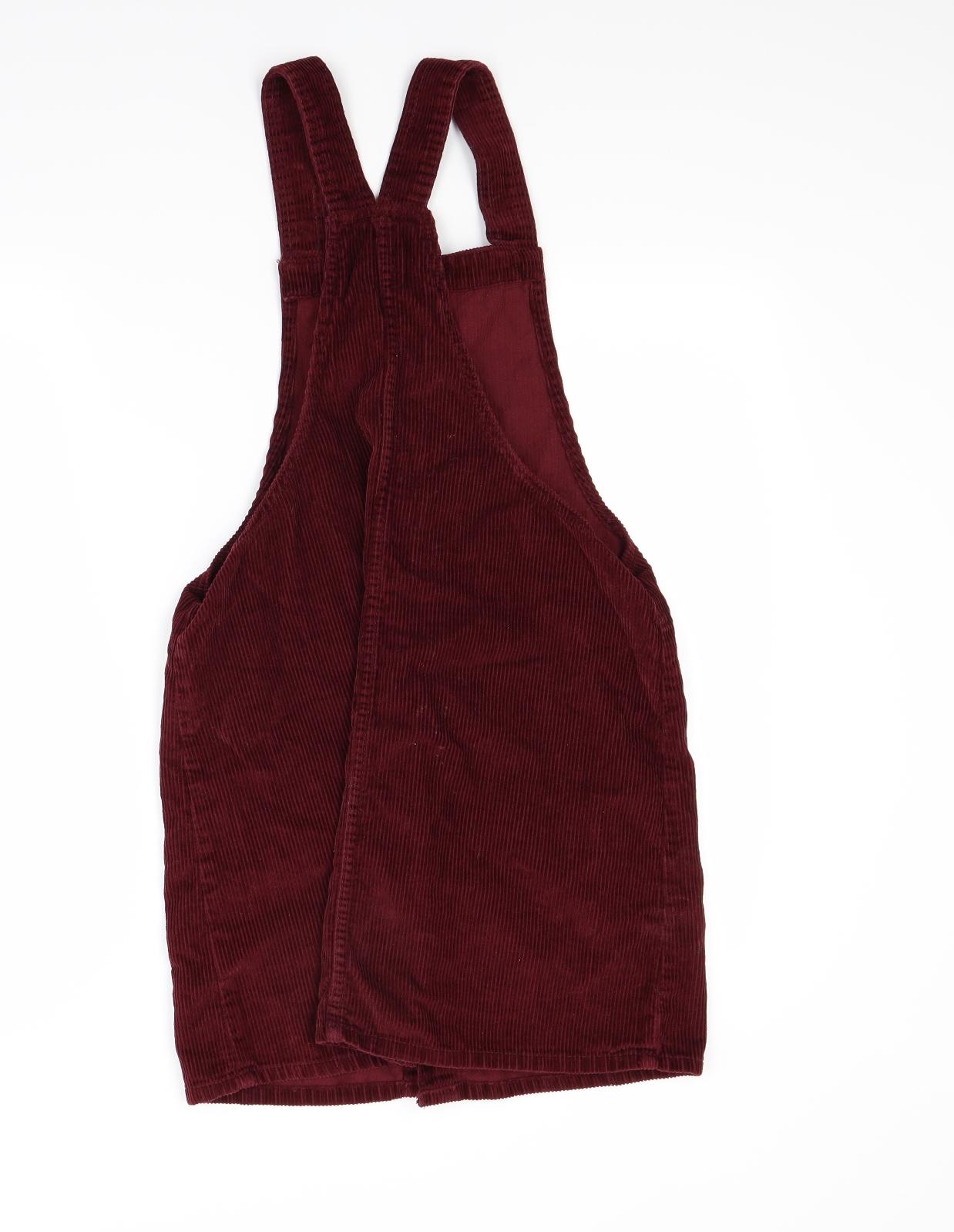 Primark Womens Red  Corduroy Pencil Dress  Size 12