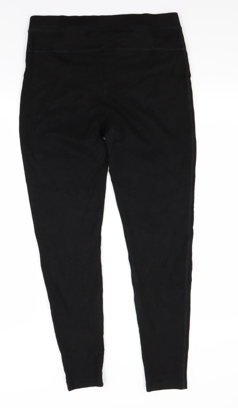 Bam Womens Black   Jogger Leggings Size 16 L26 in