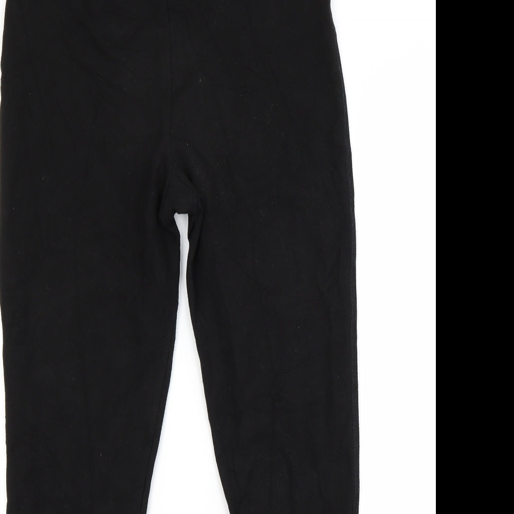 Bam Womens Black   Jogger Leggings Size 16 L26 in