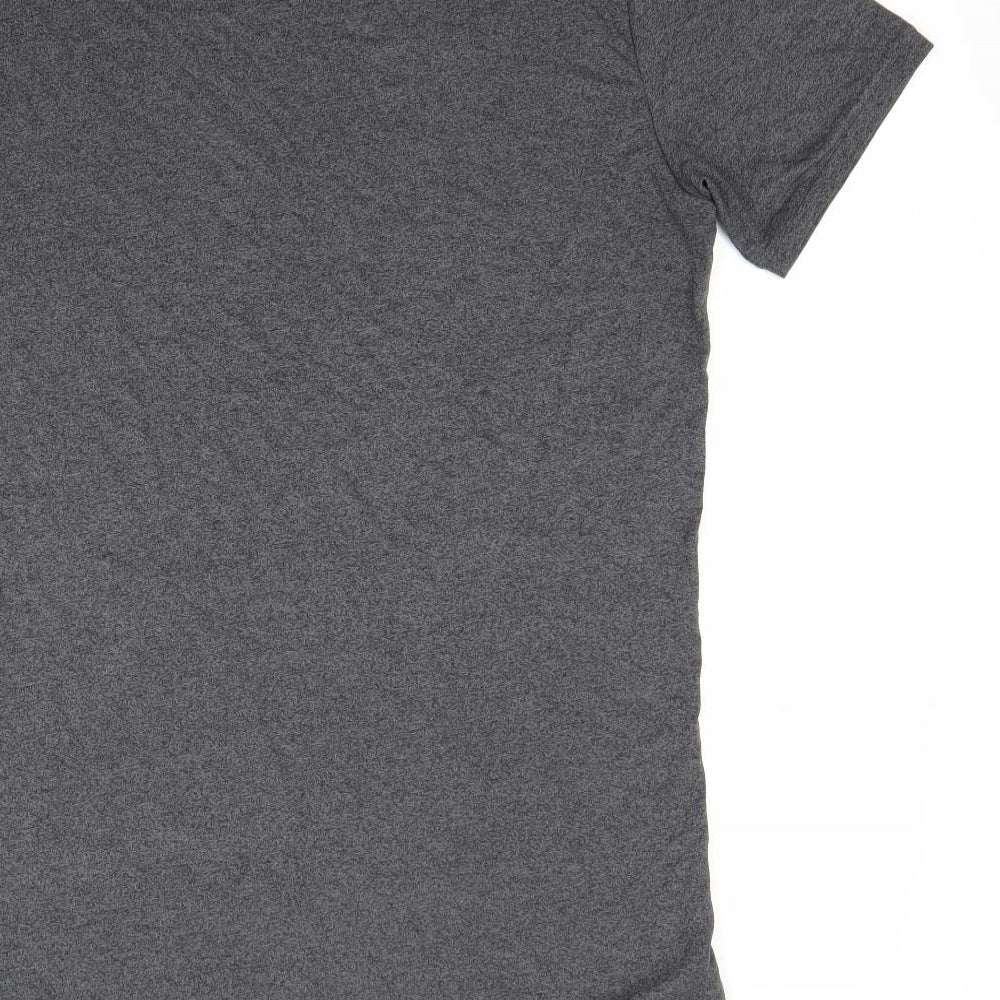 Gym King Womens Grey   Basic T-Shirt Size M