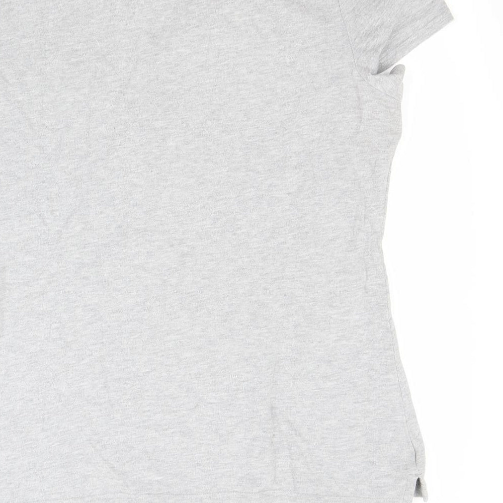 Tommy Hilfiger Womens Grey   Basic Polo Size L