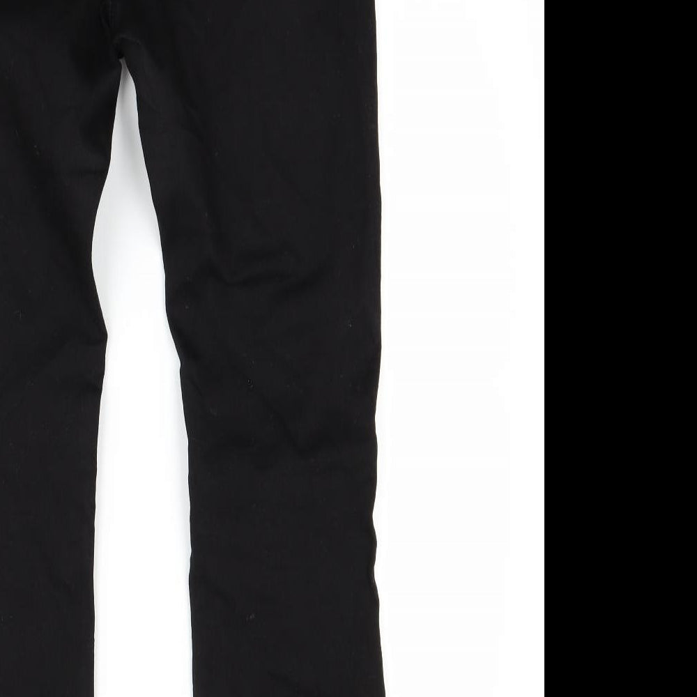 TU Womens Black  Denim Straight Jeans Size 14 L28 in