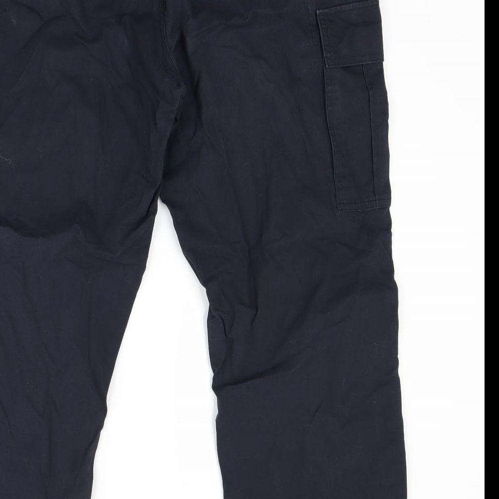 Uniqlo Mens Blue   Cargo Trousers Size 36 L31 in