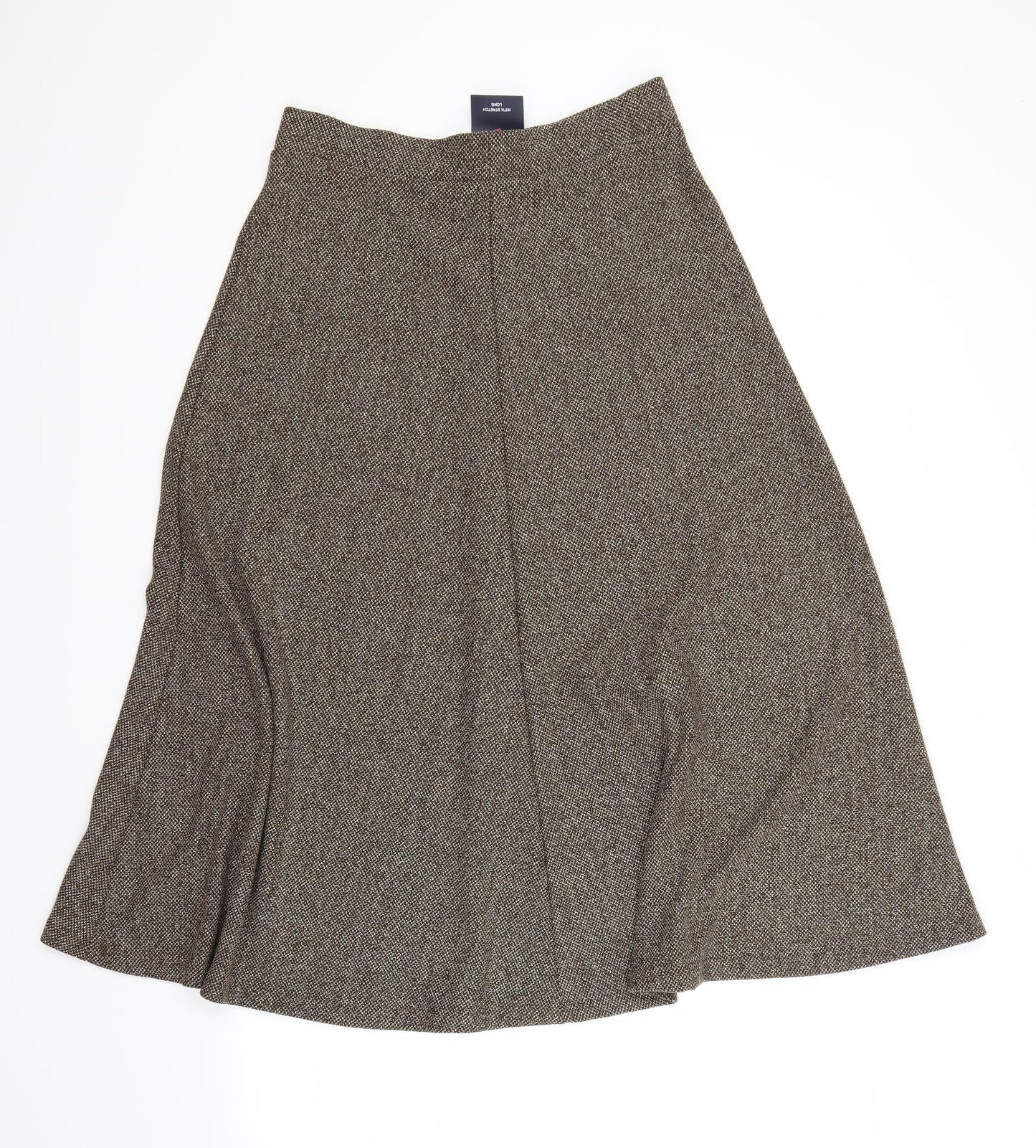 Marks and Spencer Womens Brown   A-Line Skirt Size 12