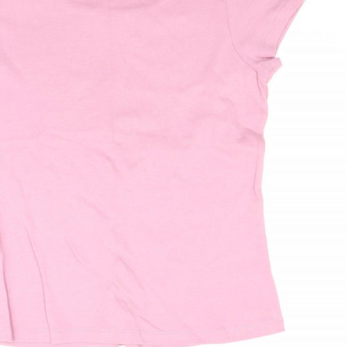 Ellie Louise Womens Pink   Basic T-Shirt Size 16