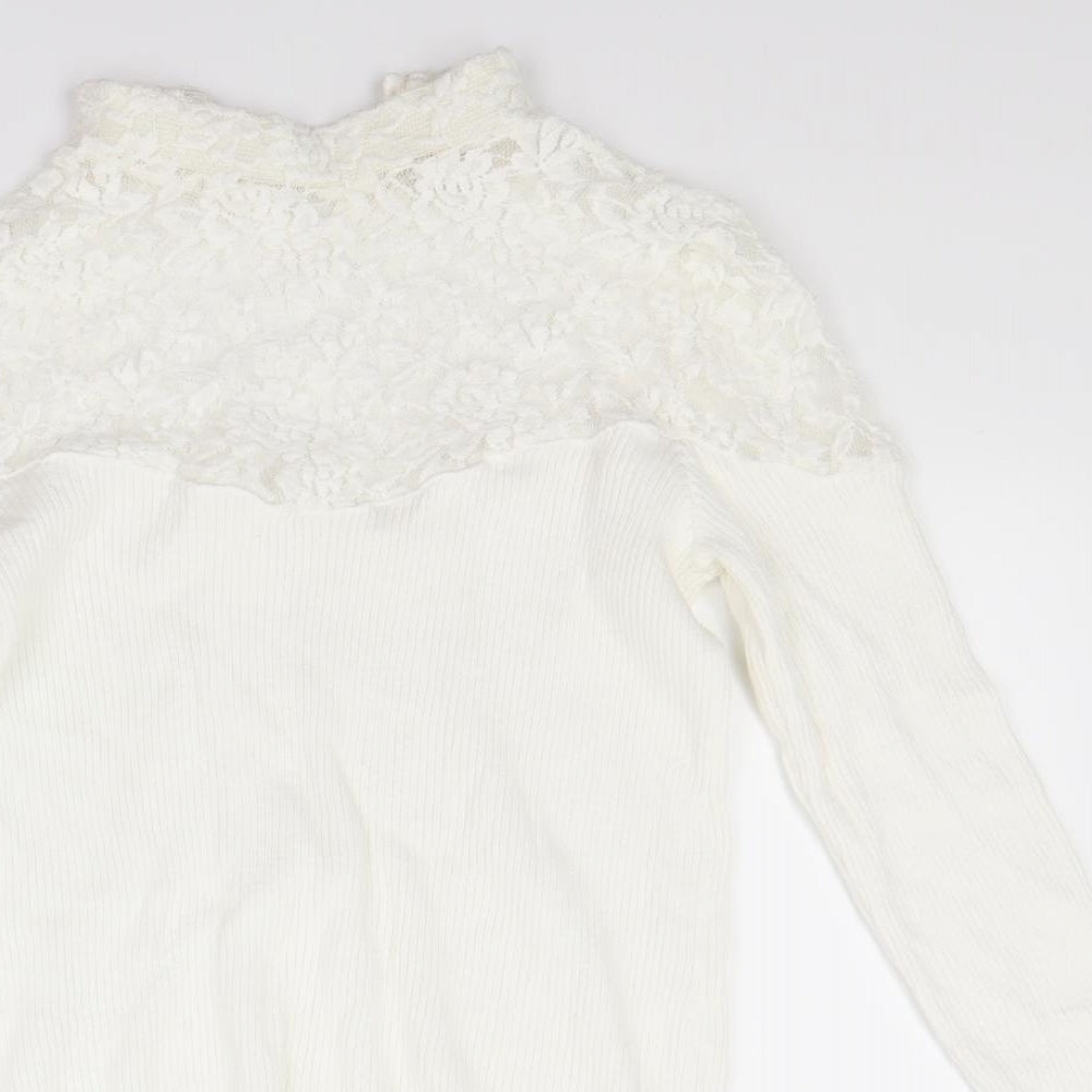 tesini Womens White   Pullover Jumper Size 12