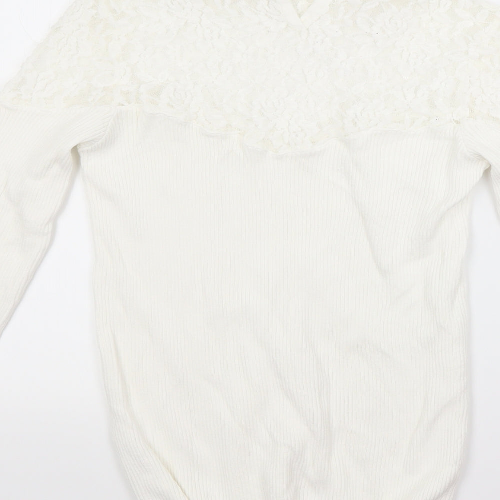 tesini Womens White   Pullover Jumper Size 12