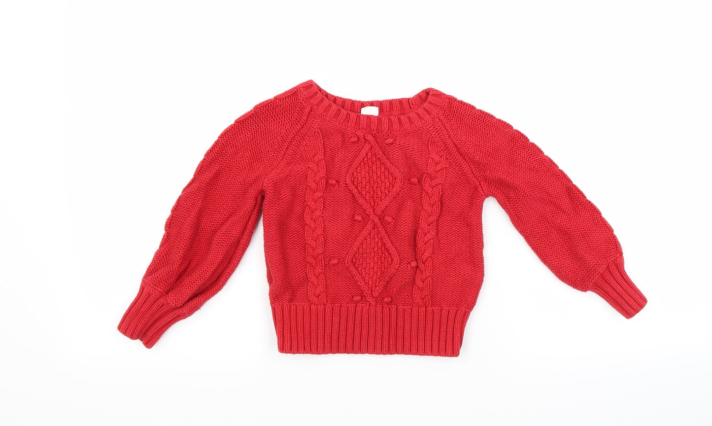 Gap Boys Red   Pullover Jumper Size 3 Years