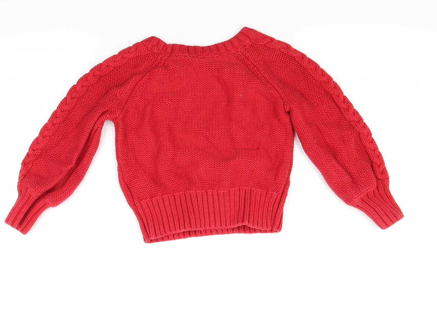 Gap Boys Red   Pullover Jumper Size 3 Years