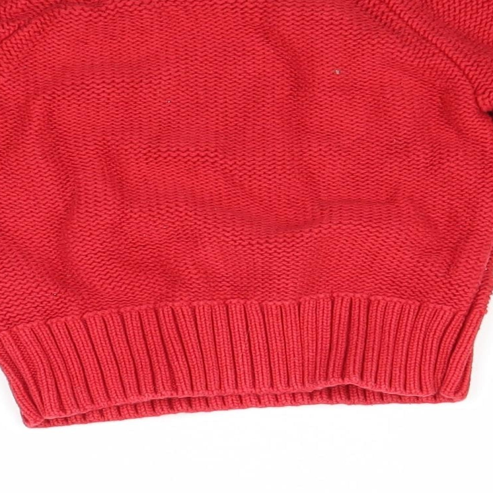 Gap Boys Red   Pullover Jumper Size 3 Years