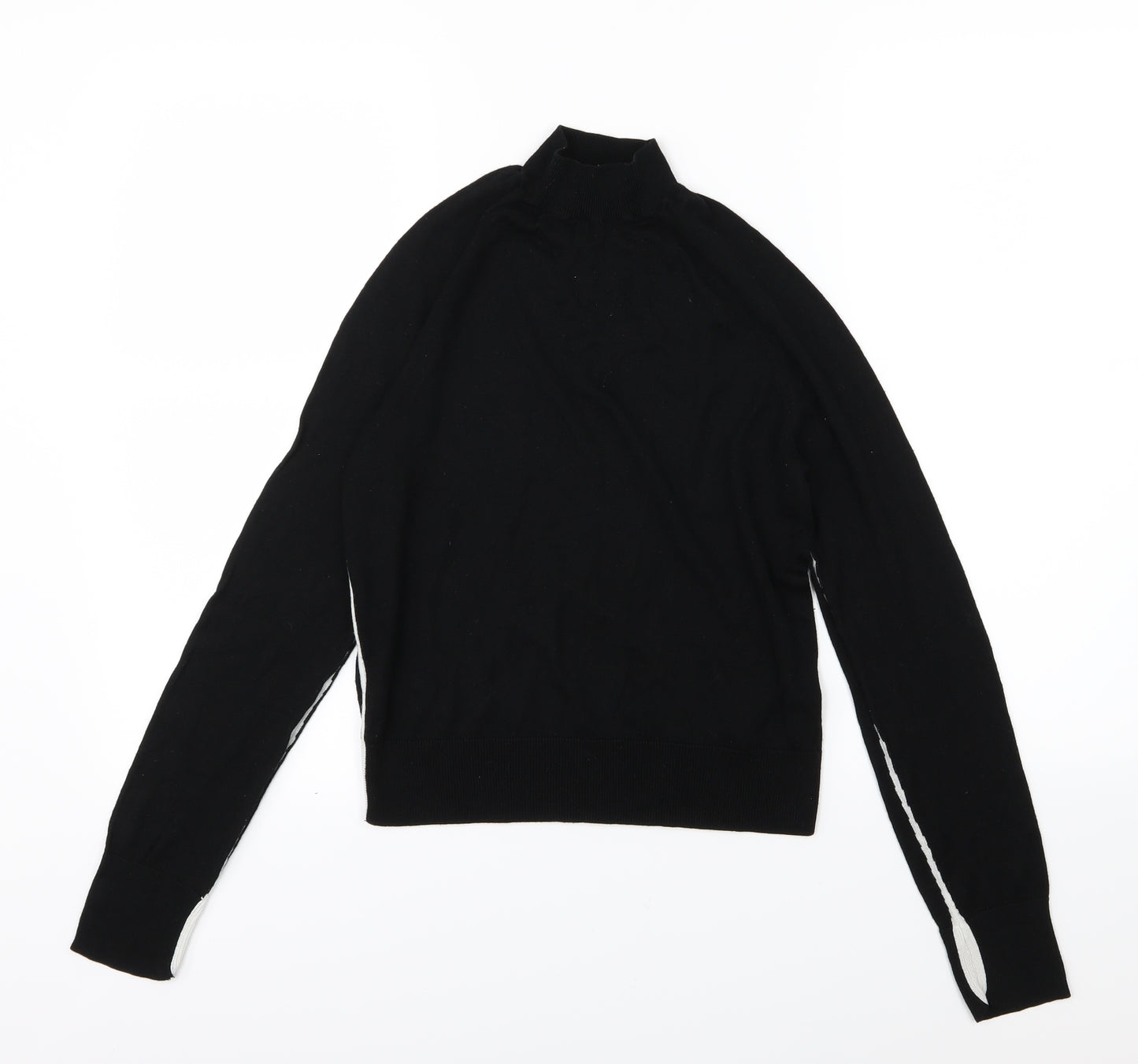 Zara Womens Black  Knit Pullover Jumper Size M