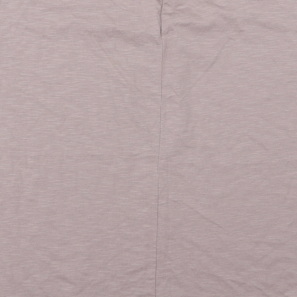 George Womens Brown  Jersey Basic T-Shirt Size 14