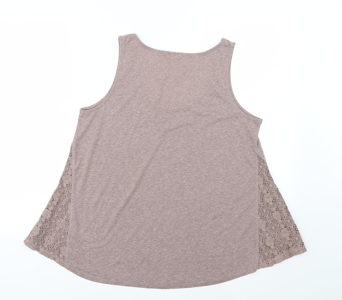 George Womens Purple  Jersey Basic Tank Size 16